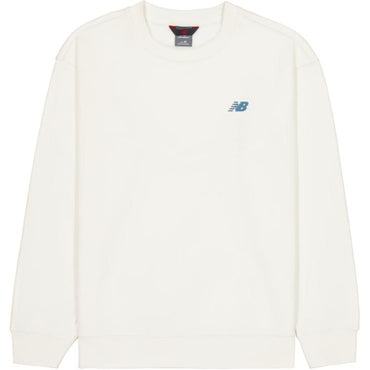 New Balance Letter Print Ekipaj bo'yinli erkaklar kozok fil suyagi