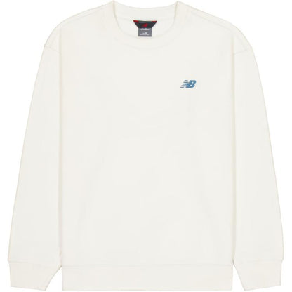 New Balance Letter Print Ekipaj bo'yinli erkaklar kozok fil suyagi