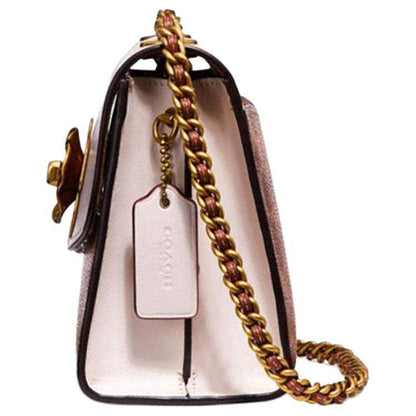 Сумка женская Coach Parker 18 Camellia Chain Coated Canvas - Boxette Shop