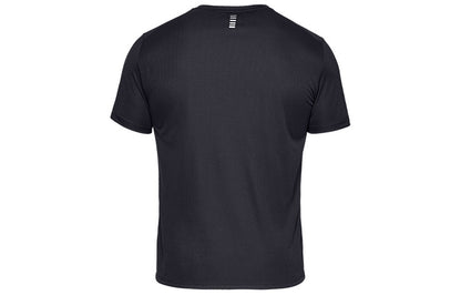 Under armour ua speed stride tight solid colour crew neck pullover short sleeve t-shirt unisex black