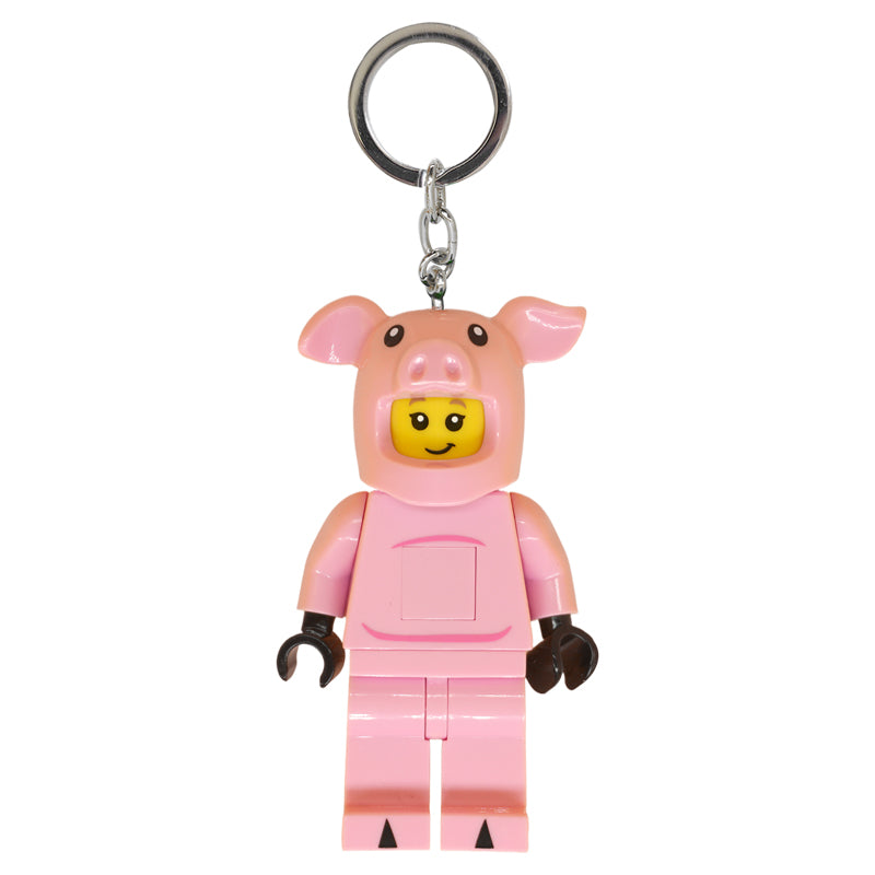 LEGO porlayotgan pushti cho'chqa kaliti (KE212H)