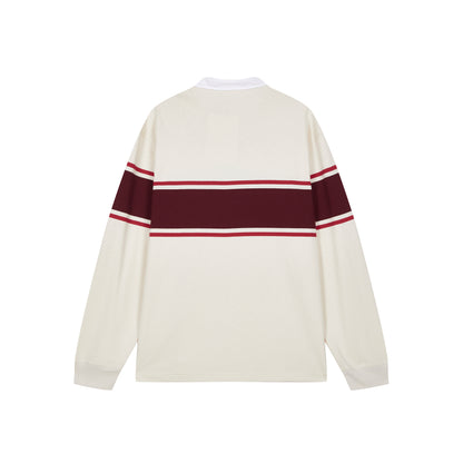 Champion x harry potter гарри поттер ко-бренд fw25 сотни тенденция простой сплайсинг столкновение мода удобный с длинными рукавами рубашки поло американская версия мужчины и женщины с одинаковыми моделями