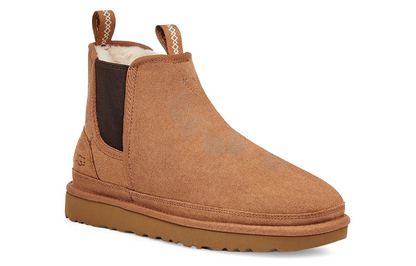 Ugg neumel коровья замша теплый носить классический теплый мягкой короткие сапоги снег мужские каштановый цвет