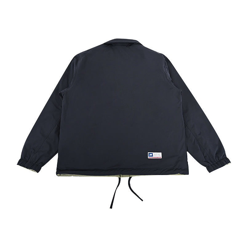 Yangi balans atleisure teskari ko'ylak uzun yengli erkaklar ko'ylagi qora