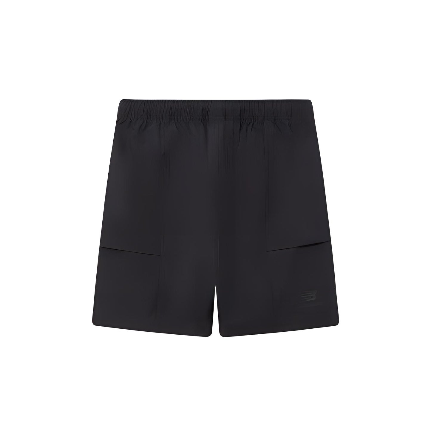 New Balance erkaklar uchun qora tekis to'rli shortilar