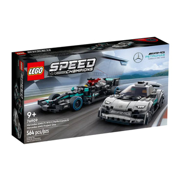 LEGO Supercars Series: Mercedes-AMG F1 W12 E Performance va Mercedes-AMG Project One (76909)