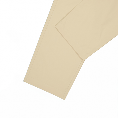 New Balance dantelli logotipli oʻrta koʻtarilgan tekis oyoqli erkaklar va ayollar uchun xakidagi oddiy shim