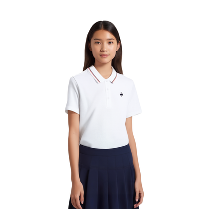 Le coq le coq sportif brendi logotipi tasodifiy sport polo ko'ylagi qisqa yengli ayollar