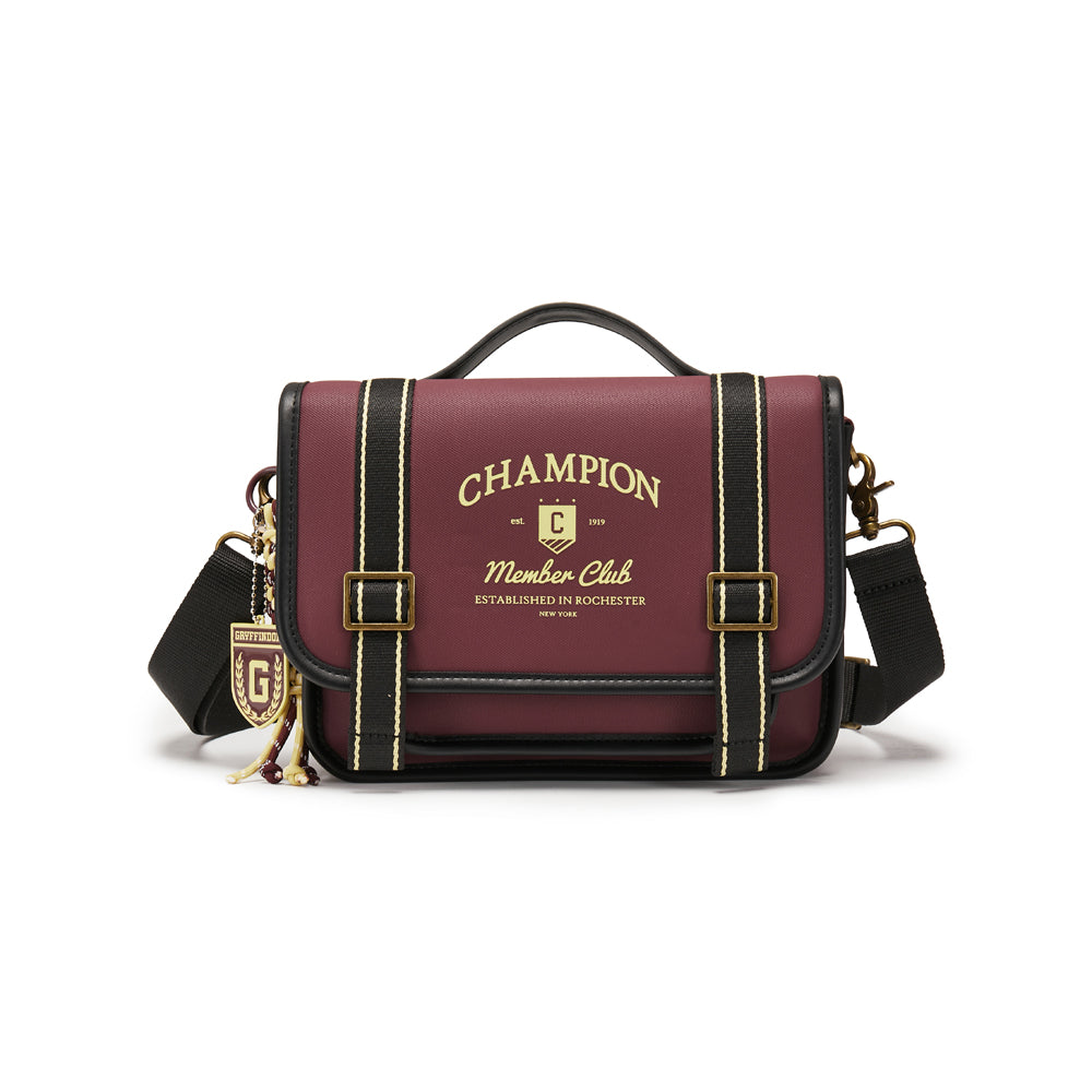 Champion x harry potter harry potter cambridge bag cambridge satchel сотни трендов мода колледж стиль сплайсинга столкновение цвет случайный ретро искусственной кожи плечо сумка регулярные мужчины и женщины с той же парой моделей