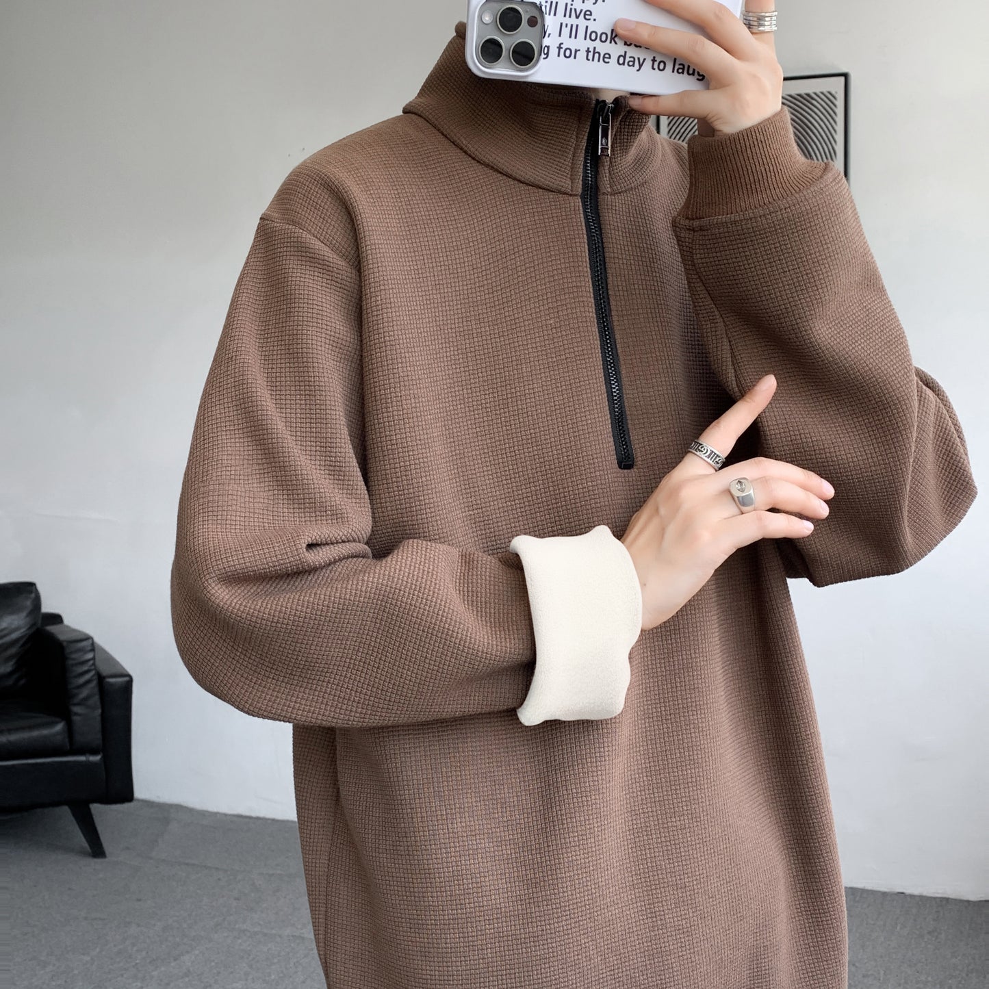 Свитшот мужской H.V.G.A Street Half-Zip