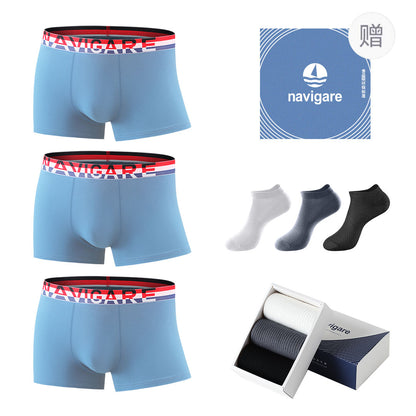 Navigare Cotton Silk 10A erkaklar bokschisi brifinglari