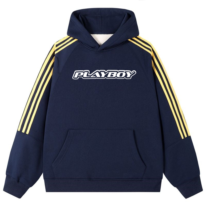 Erkaklar uchun Playboy kapshonli ko'ylagi