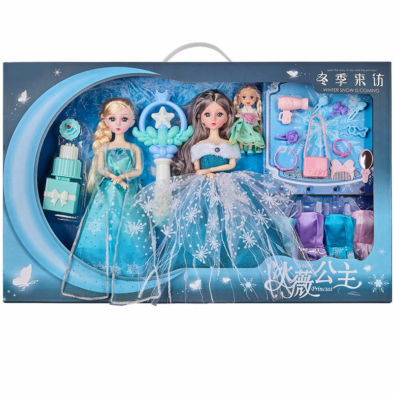 KEBY malika liboslari uchun katta qo'g'irchoq to'plami