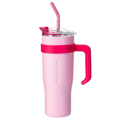 Термокружка Diller Hays Straw Insulated Mug - Boxette Shop