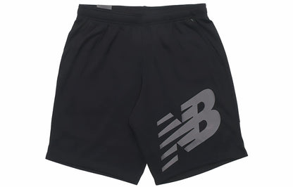 Yangi balans harfi logotipi, qulay nafas oladigan, erkaklar uchun qora sport shortilari