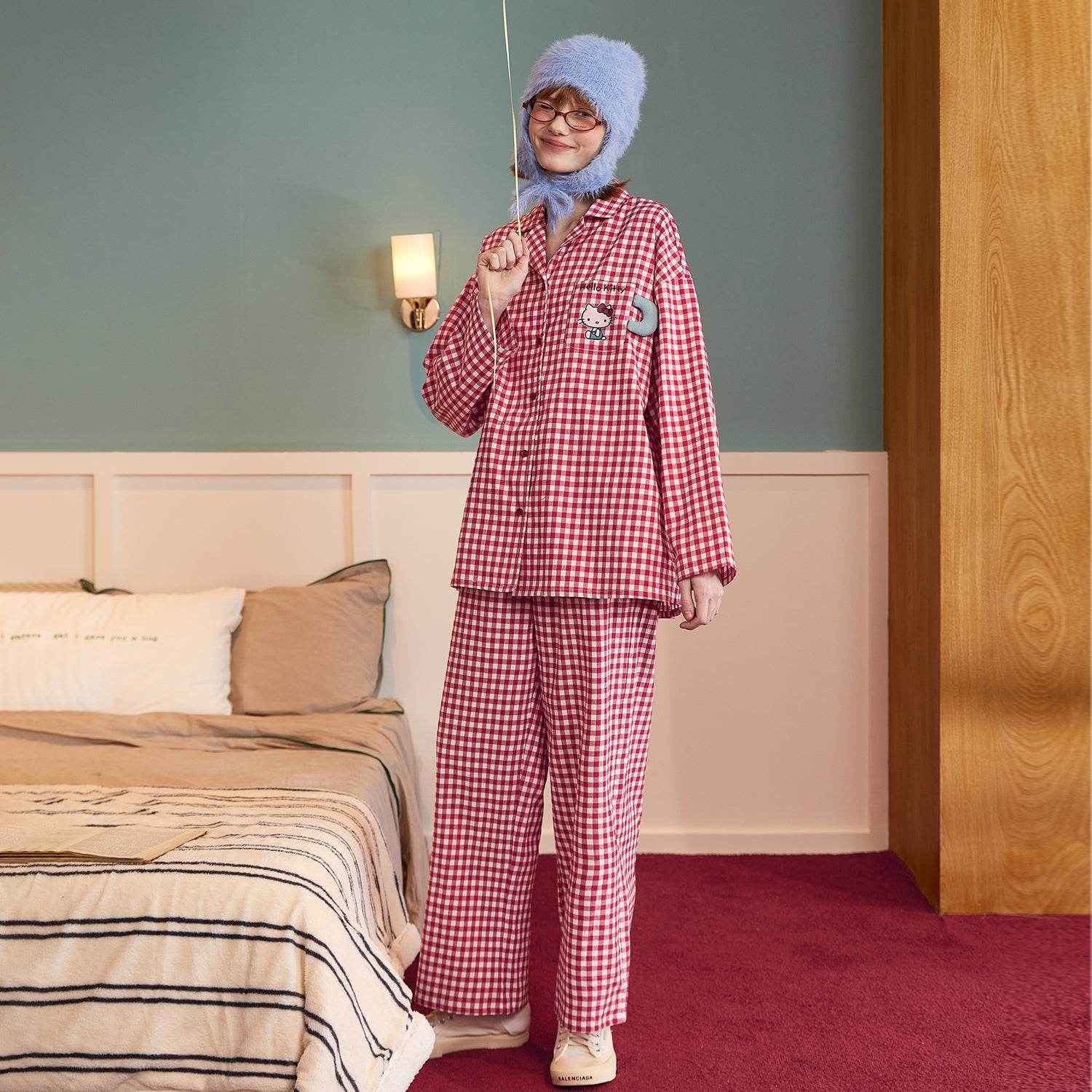 Пижамный комплект женский Gukoo x Hello Kitty - Boxette Shop