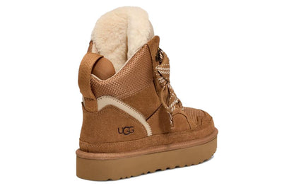 Ugg comfort casual short boots women's chestnut