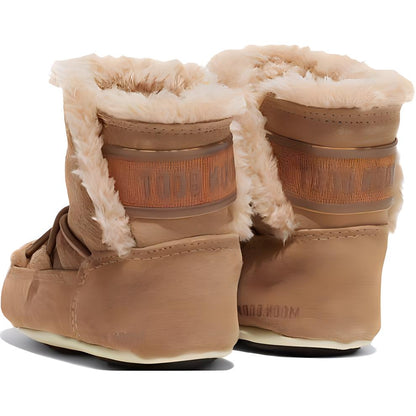 Moon boot fashion soft warm low top toddler shoes brown infant & toddler