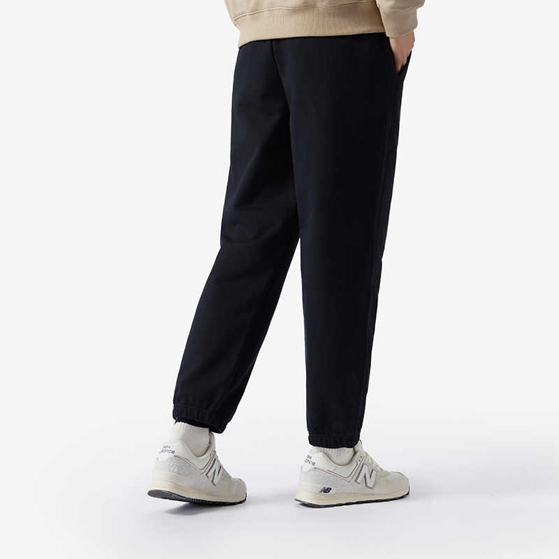 Yangi balansli harfli bosma oʻrta bel galstukli oddiy, qulay trikotajli sport shimlari qora ayollar