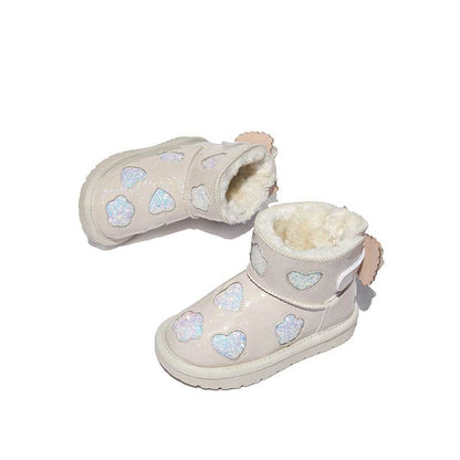 Ботинки детские Snoffy Padded Glitter Love Wear-resistant Anti-slip - Boxette Shop