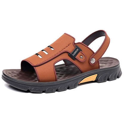 Erkaklar uchun Playboy cowhide casual yuz trend plyaj sandallari