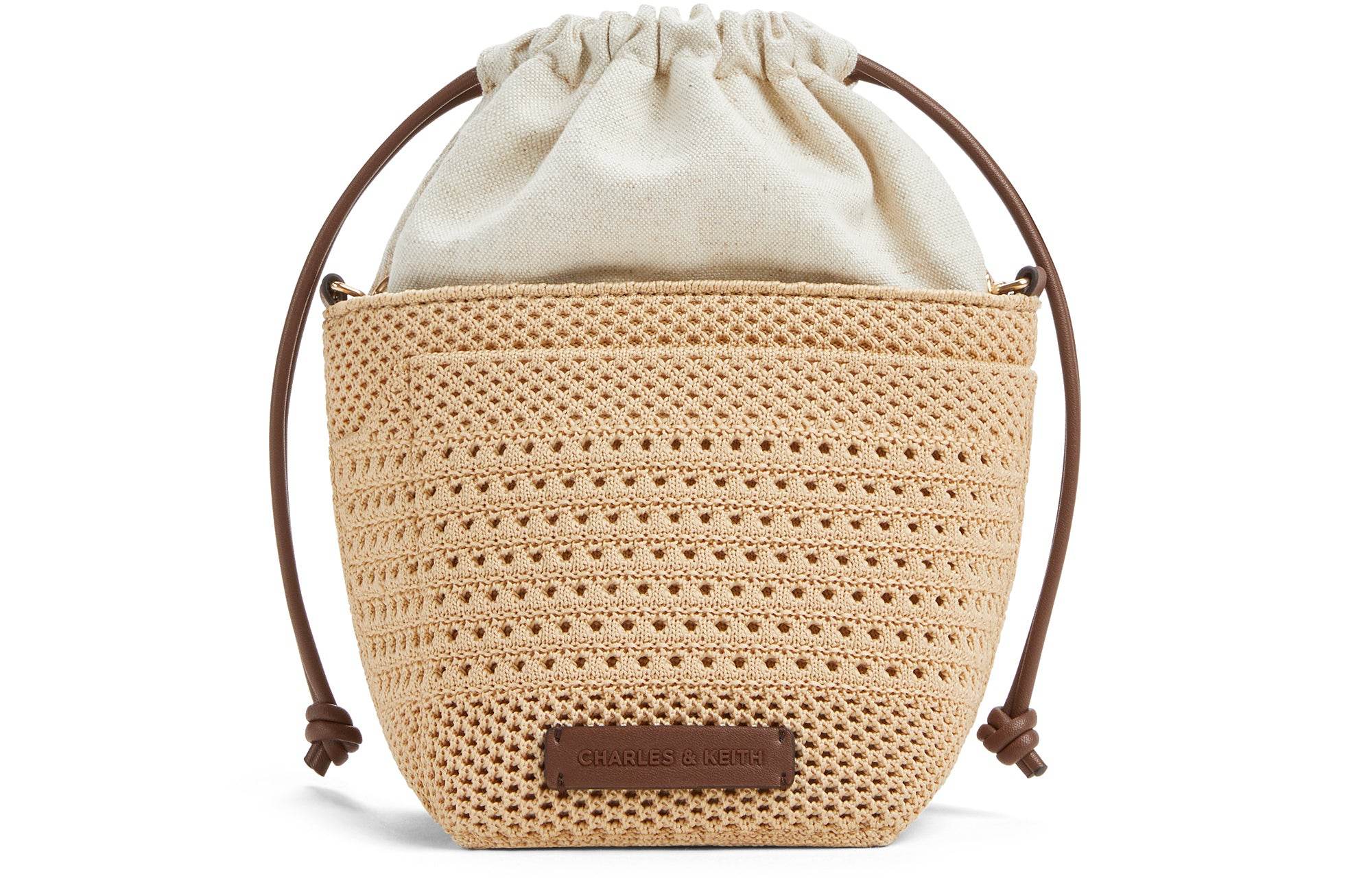 Сумка женская Charles&Keith Dopamine Weave Series Skeleton - Boxette Shop