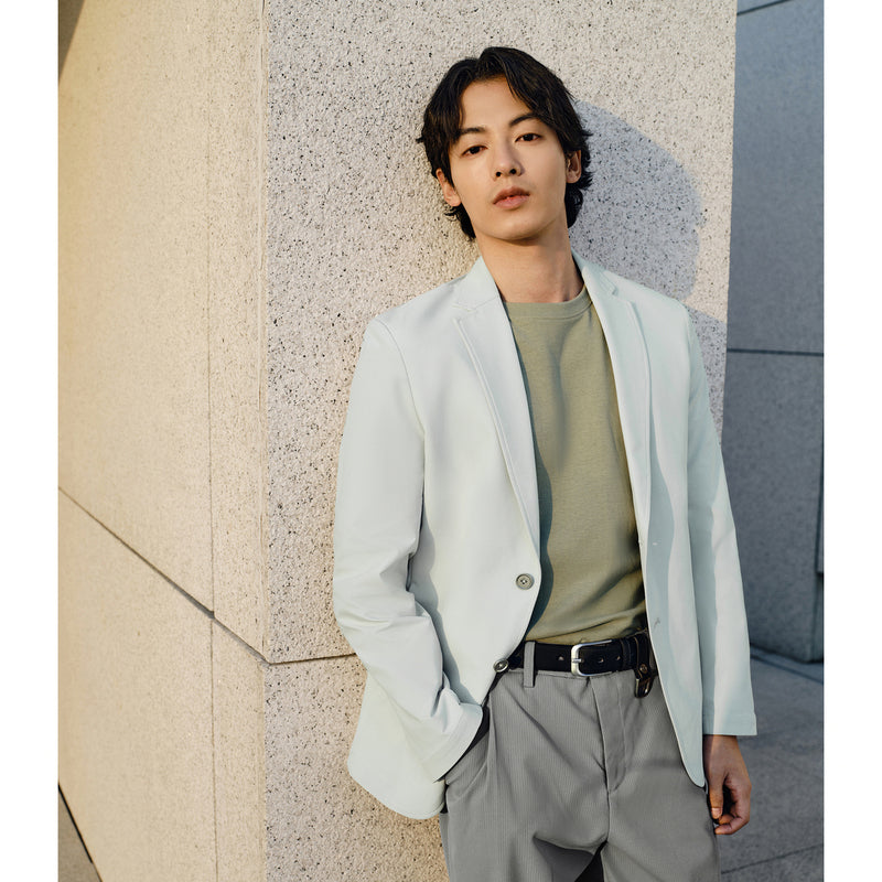 Gxg uchta matoga qarshi oddiy parvarish qilish oson biznes kundalik kostyumi kulrang