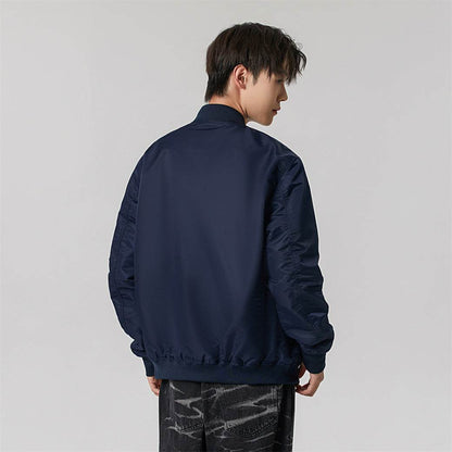 Антиофис гонконг стиль куртка с свободными широкими ногами джинсы повседневная работа поездка костюм городской новый молодежный простой и удобный с хорошим набором одежды осень и зима мужские модели - Boxette Shop