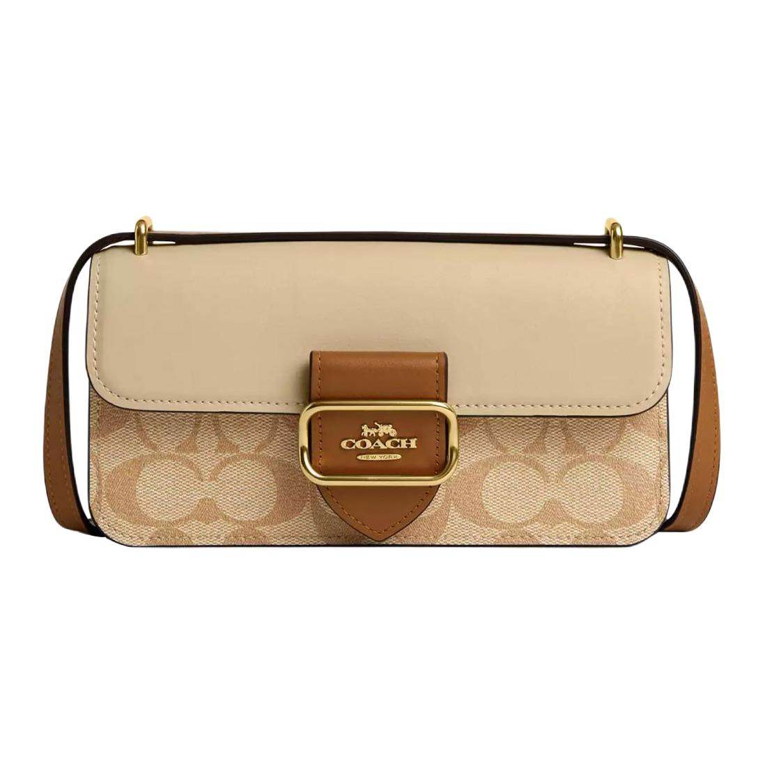 Сумка женская Coach Morgan 20 Logo Print Coated Canvas - Boxette Shop