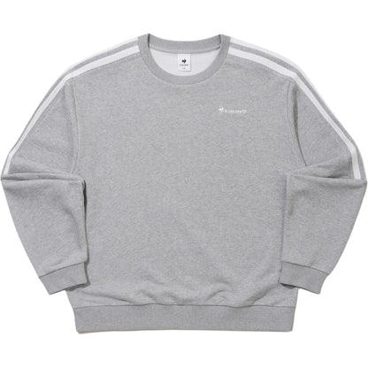 Le Coq Sportif chiziqli logotipli erkaklar uchun sviter