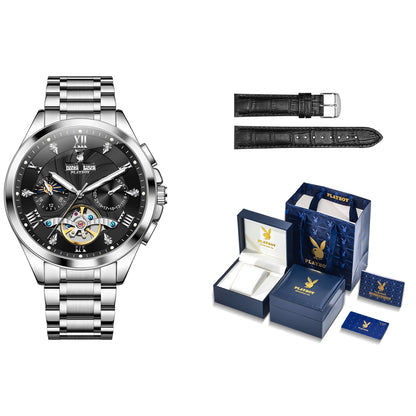 Часы мужские Playboy HH.3090-L Skeleton