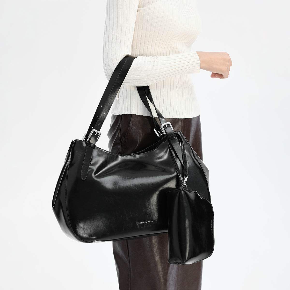 Сумка женская Charles&Keith Noir - Boxette Shop