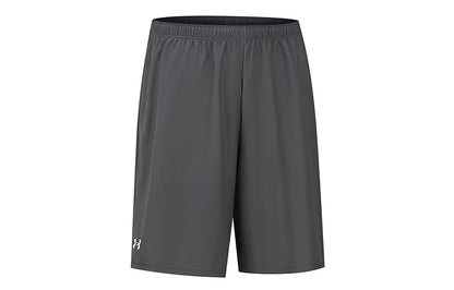 Спортивные шорты under armour solid colour relaxed comfort breathable athletic shorts unisex dark grey