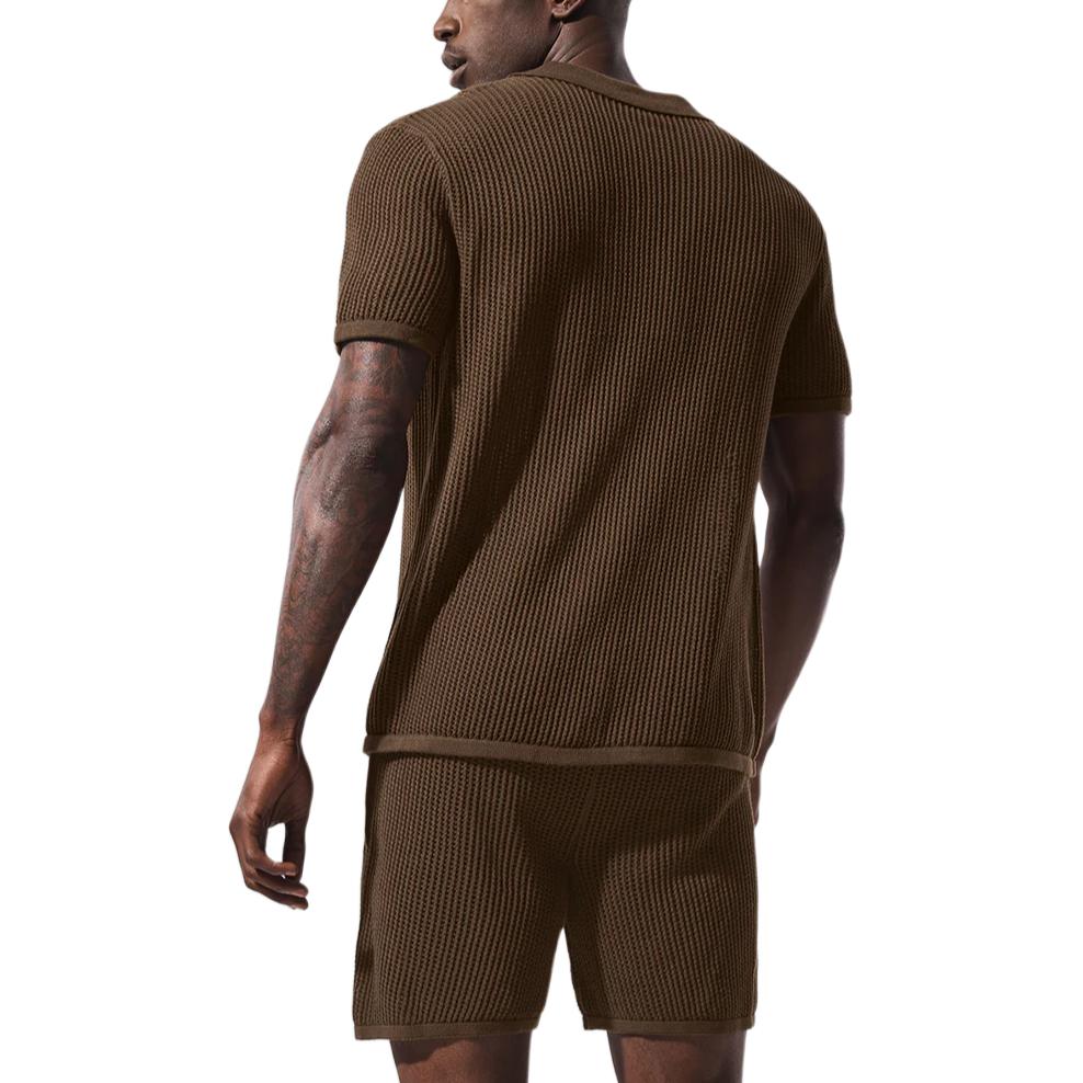 Поло мужское Alo Yoga V-Neck Knit