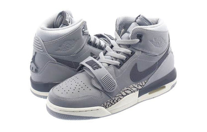 Кроссовки детские Jordan legacy leather grey wolf - Boxette Shop