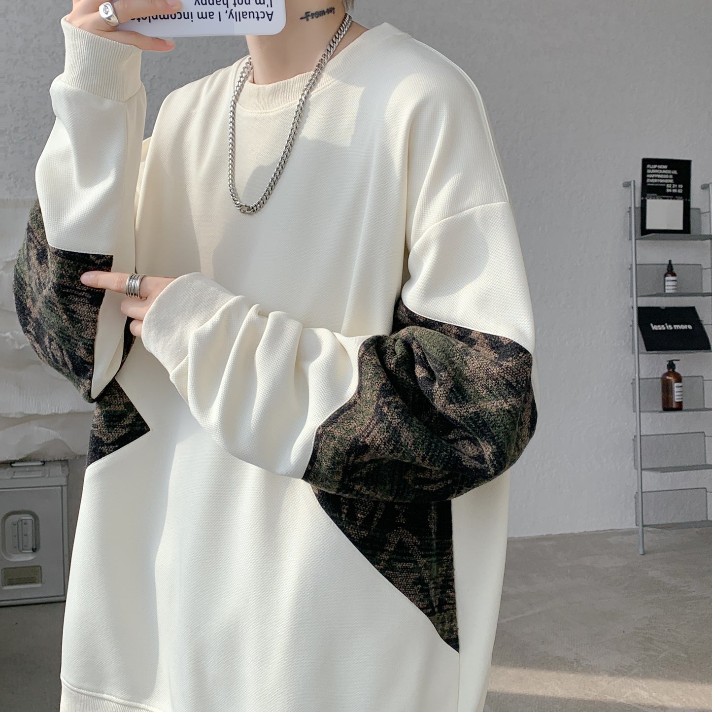 Erkaklar uchun HVGA kapshonli ko'ylak