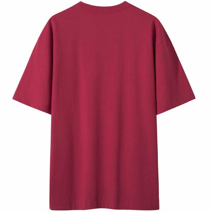 Lilbetter harfi logotipi bosma paxta amerikalik kundalik toza kiyimli dumaloq bo'yinli yarim yengli bo'shashgan juftlik qisqa yengli futbolka modelli erkaklar va ayollar