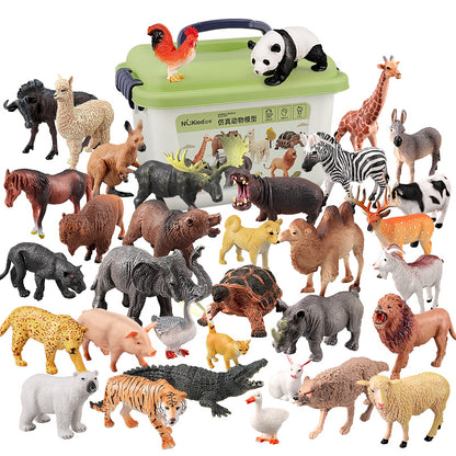 Nuqi bolalar o'yinchoqlari uchun hayvonlar to'plami