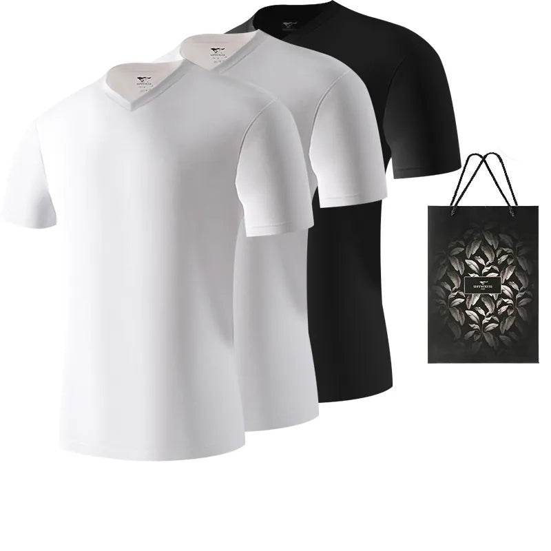 Футболка мужская Septwolves Pure Colour V-Neck - Boxette Shop