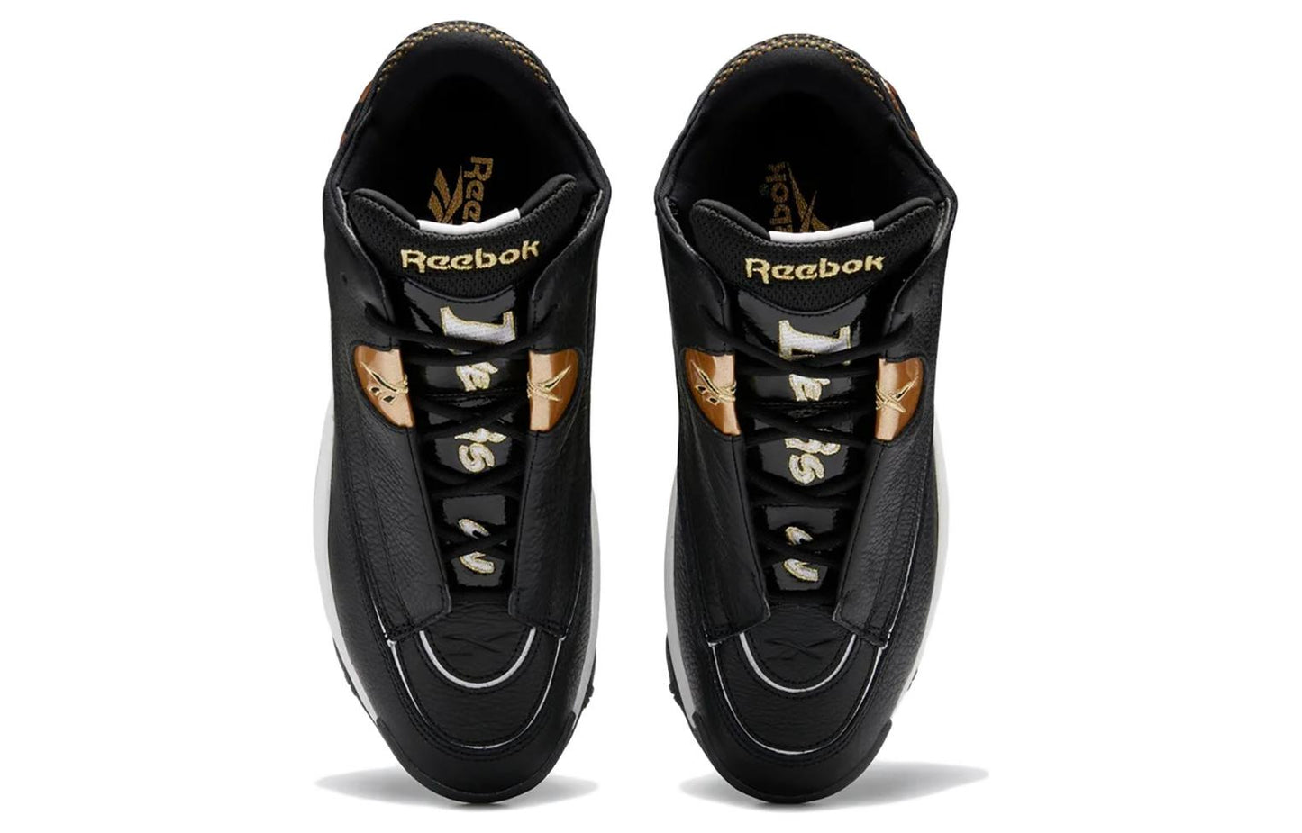 Reebok answer dmx mid top retro basketbol poyafzallari qora