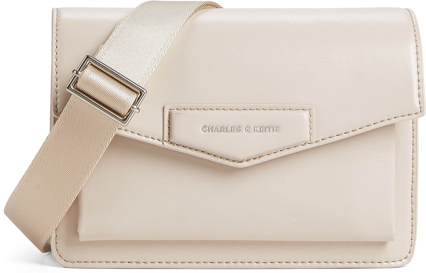 Сумка женская Charles&Keith Simple Wide Strap Square Envelope - Boxette Shop