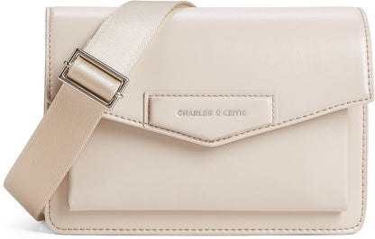 Сумка женская Charles&Keith Simple Wide Strap Square Envelope - Boxette Shop