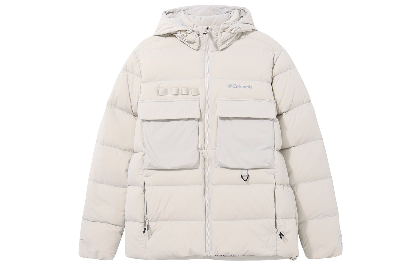 Columbia columbia omni-heat solid colour logo outdoor warm down jacket men's