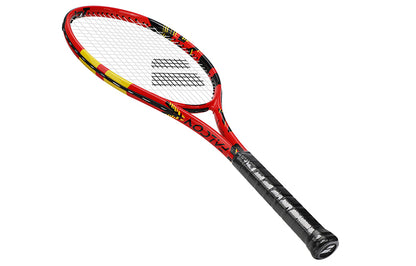 Babolat babolat falcon 280g og'irligi 105 kv dyuymli yuzga zarba yutuvchi, engil, bardoshli, qizil uniseks alyuminiy tennis raketkasi.