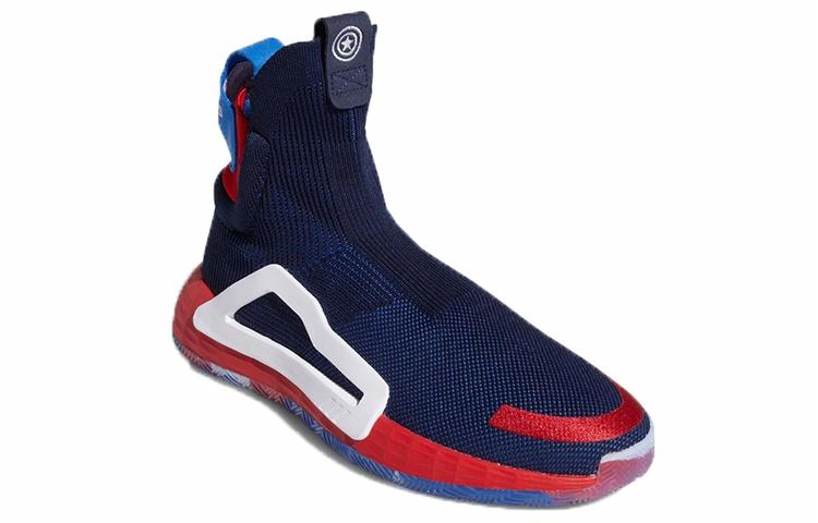 Кроссовки Adidas x Marvel N3XT L3V3L "Капитан Америка" - Boxette Shop