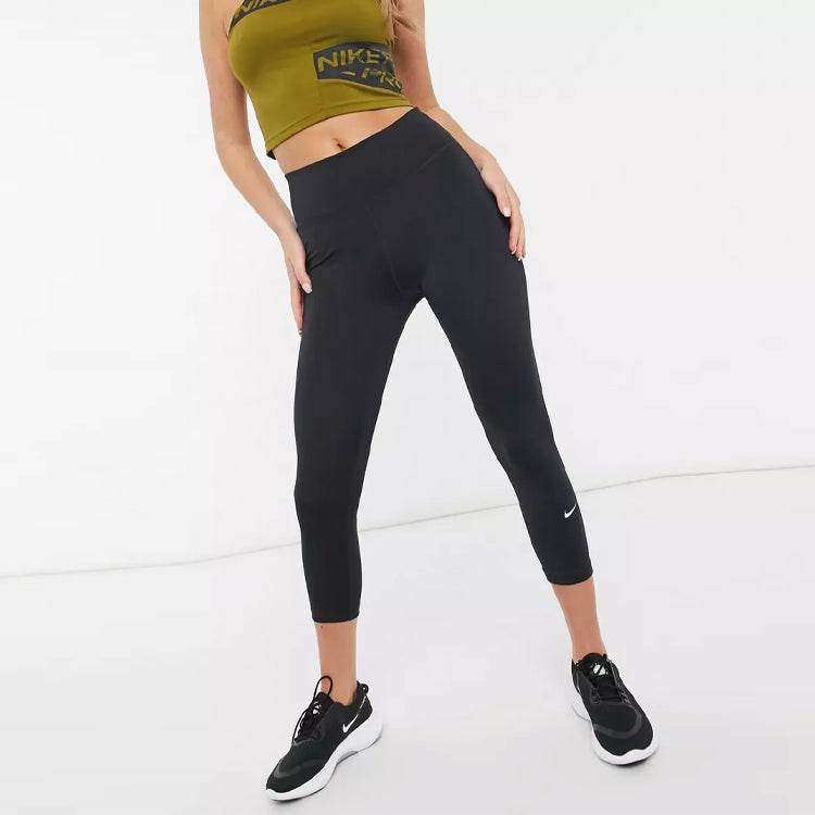 Спортивные леггинсы женские Nike Solid Colour High Waist 7 - Boxette Shop