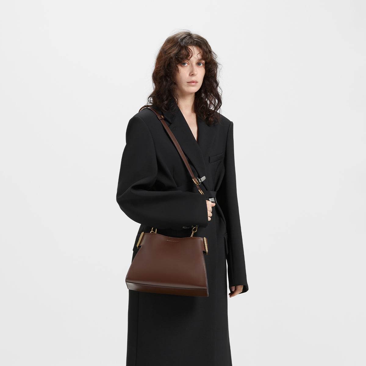 Сумка женская Charles&Keith Commuter Noir - Boxette Shop