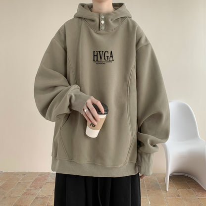 Erkaklar uchun HVGA ko'cha logotipli kapshonli