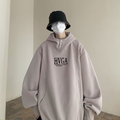 Erkaklar uchun HVGA ko'cha logotipli kapshonli