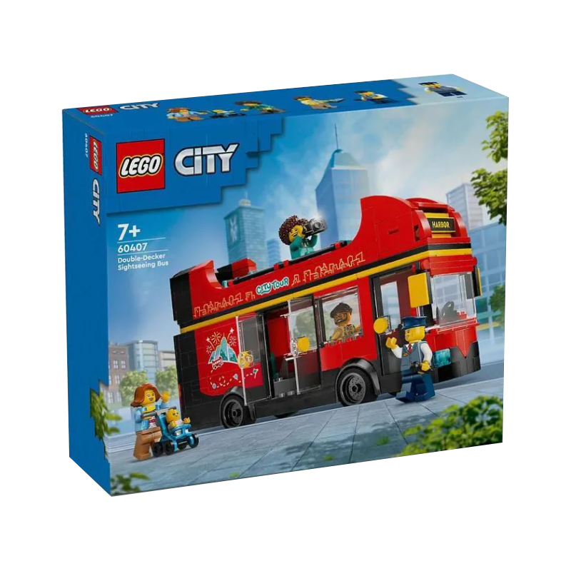LEGO Constructor "Qizil ikki qavatli sayohat avtobusi" (60407)